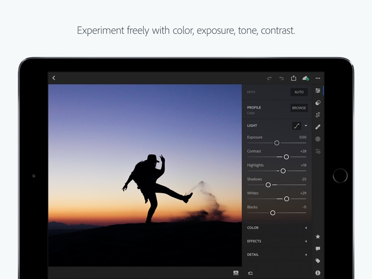 Adobe Lightroom CC for iPad