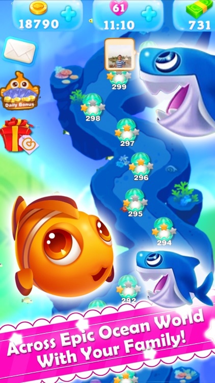 Charm Fish - Match 3 quest screenshot-4