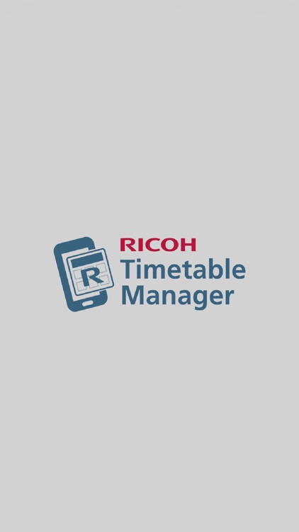 Ricoh Timetable Manager