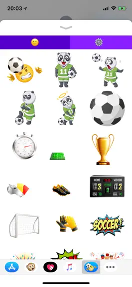 Game screenshot Футбол Emoji наклейки apk