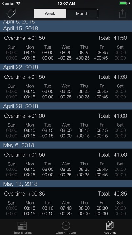Week Timer