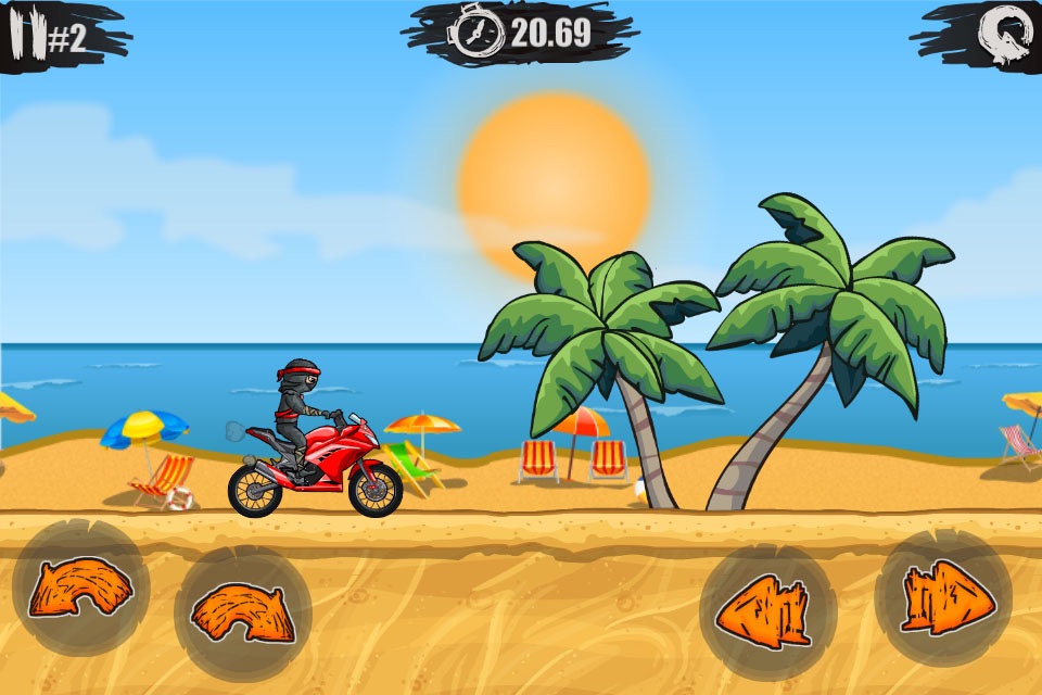 疯狂特技摩托 - 全民赛车漂移游戏 screenshot 2