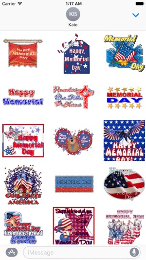 Memorial Day Animated Stickers(圖2)-速報App