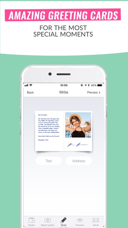 MyPostcard Photo Postcard App
