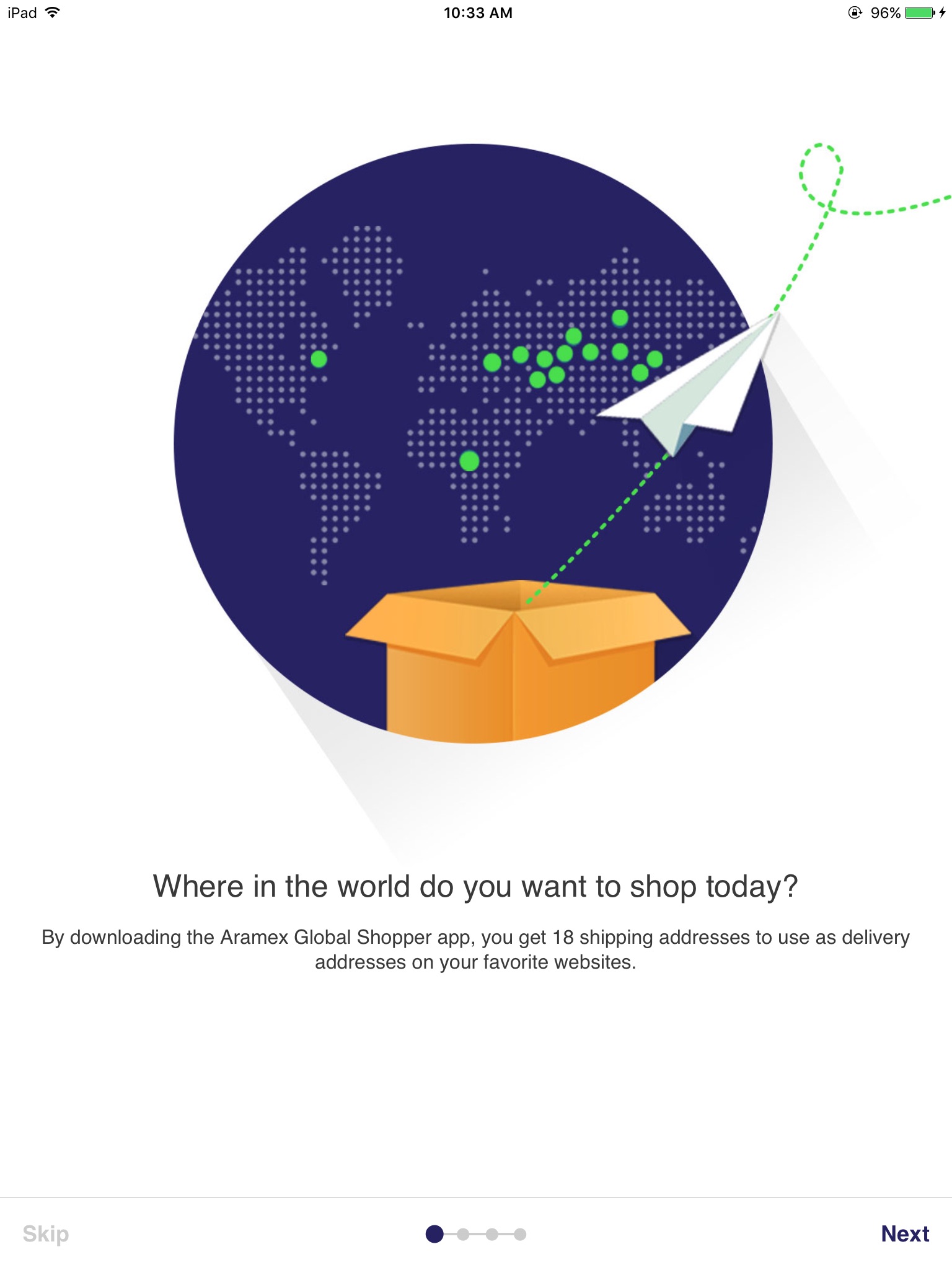 Aramex Global Shopper screenshot 2
