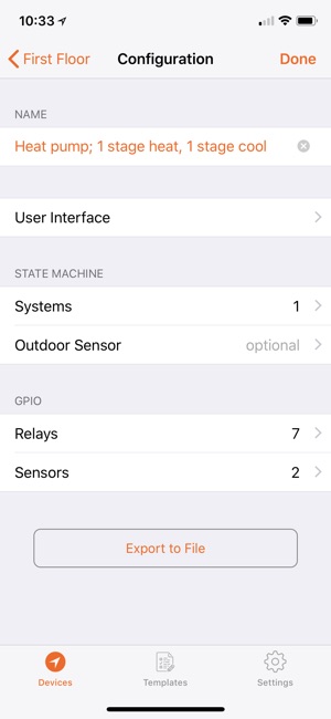 Climate Config