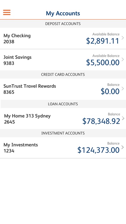 SunTrust Mobile App