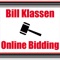 Presenting Bill Klassen Online Bidding