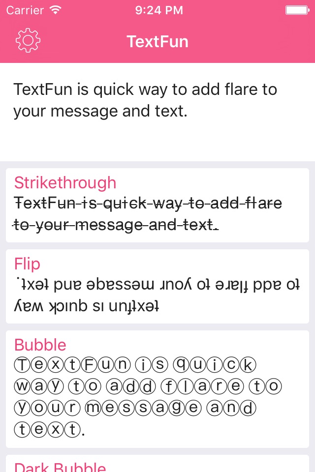 TextFun screenshot 2