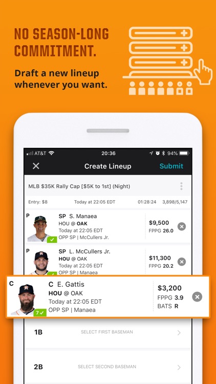 DraftKings - Fantasy Sports screenshot-3