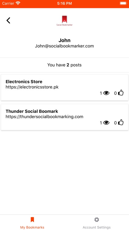 Social Bookmarker screenshot-7