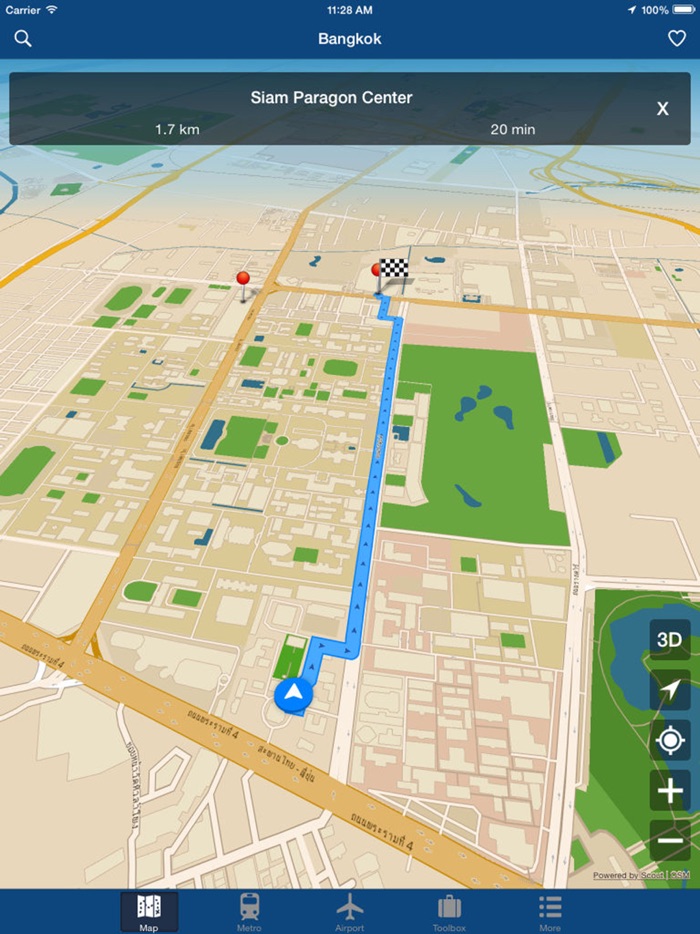 Bangkok Offline Map, Metro