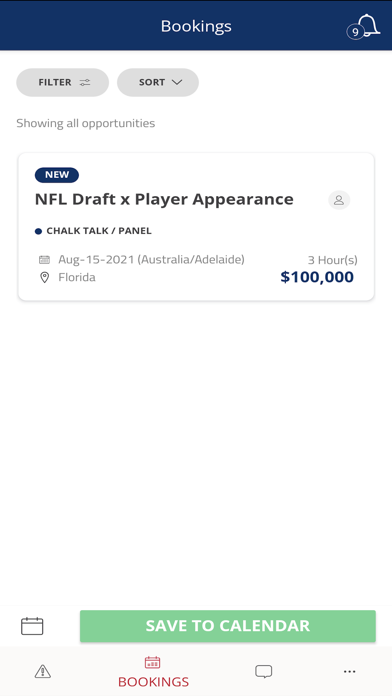 NFL Player Management Platform screenshot 3