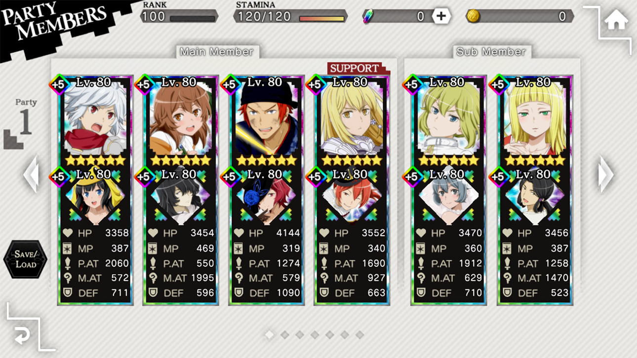 [VIP] DanMachi - MEMORIA FREESE Hack screenshot 5 - iOS game interface