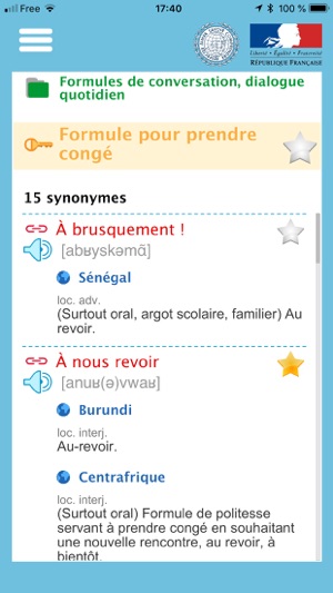 Dictionnaire Francophonie(圖4)-速報App