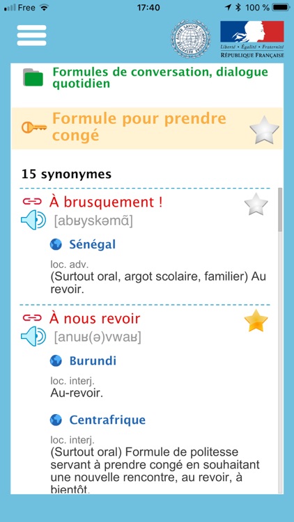 Dictionnaire Francophonie screenshot-3