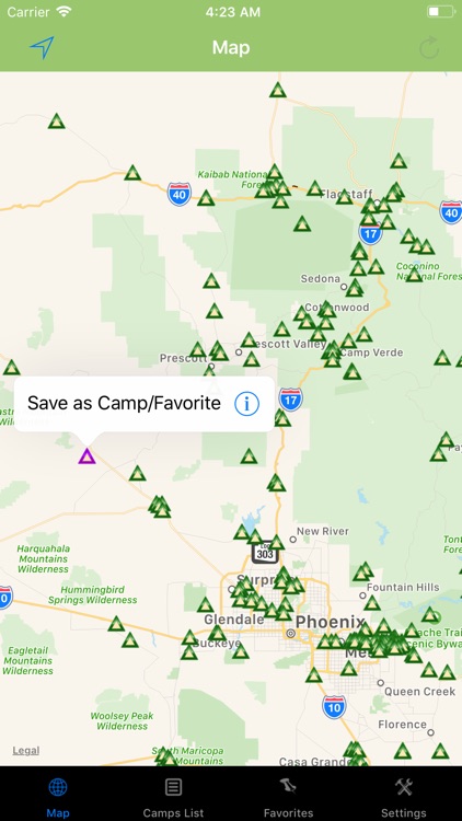 Arizona – Camping & RV spots screenshot-3