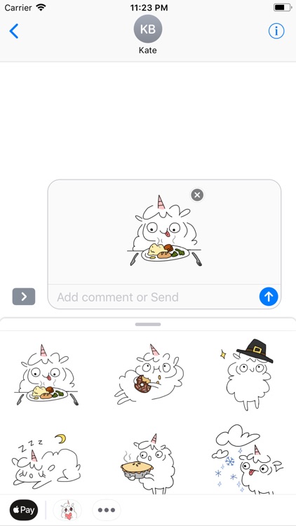 Fluffcorn Animated Stickers