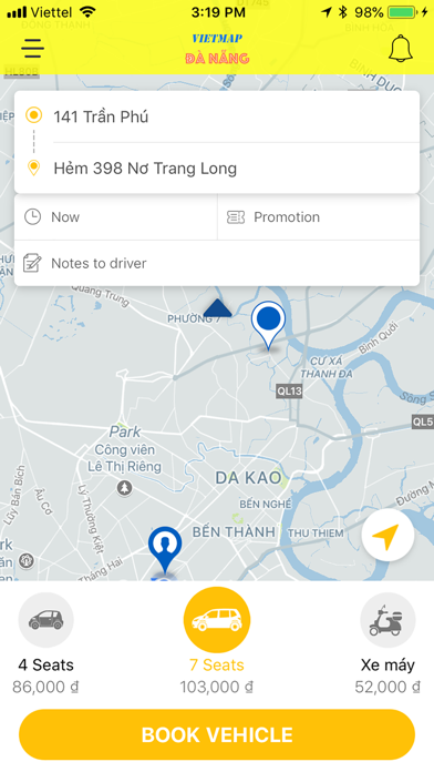 VietMap Đà Nẵng Taxi screenshot 3