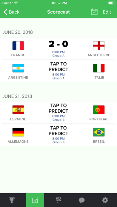 Scorecast - EURO Social Predictions Screenshot 3