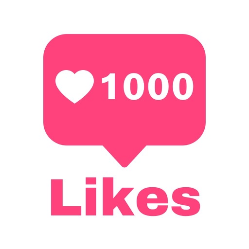 1000 Likes for instagram Icon