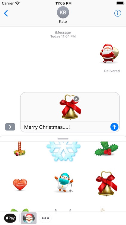 Christmas Santa Sticker