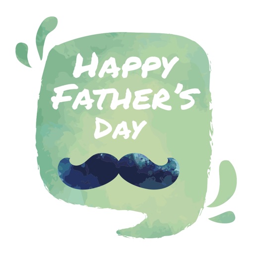 Happy Fathers Day 2018 Sticker