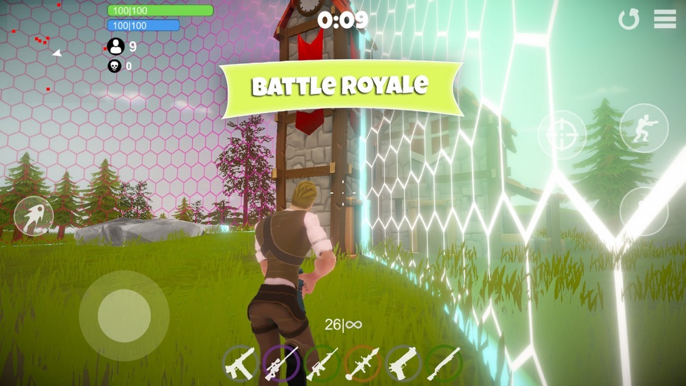 Battle Royale Fort Practice hack tool