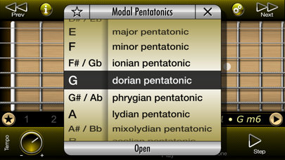 Guitar Modal Pentatonic Scales Screenshot 3