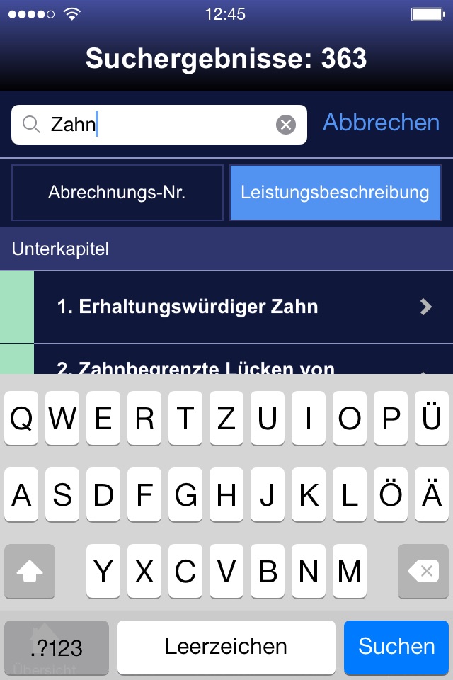 Gebühren-App screenshot 3