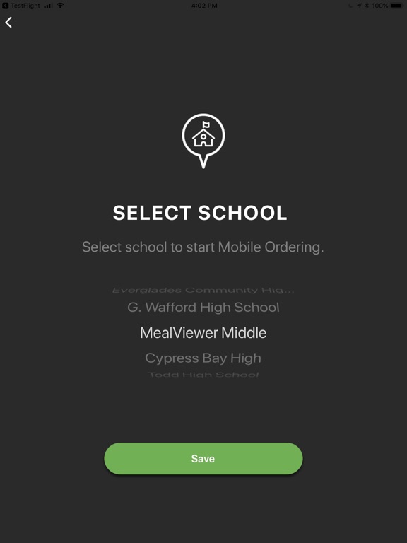 iPad Image of MealViewer Kiosk
