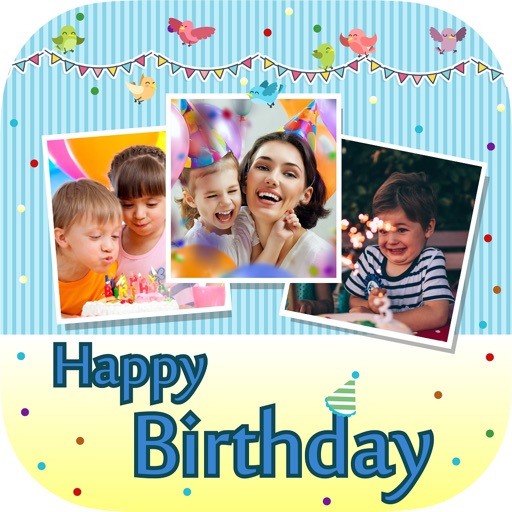 Birthday Frame Photo Editor Icon