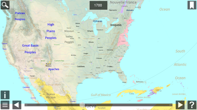 World History Maps: N America