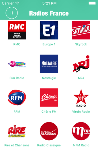 Radios France Radio French FM screenshot 2