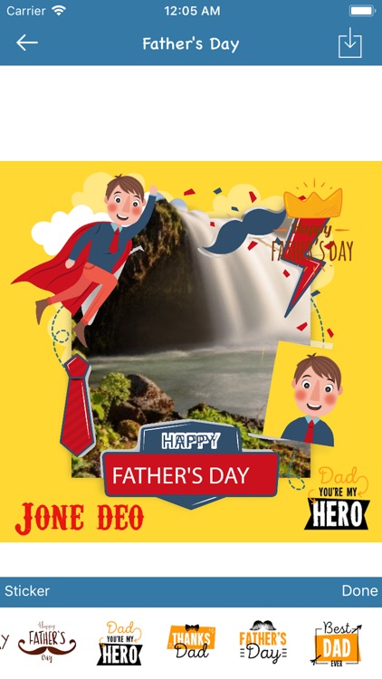 Father's Day Photo Frame 2018 screenshot-3