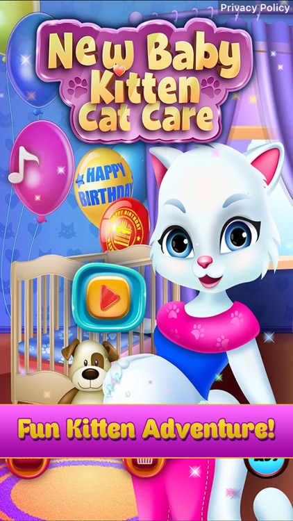 New Baby Pet Kitten Cat Games screenshot-0