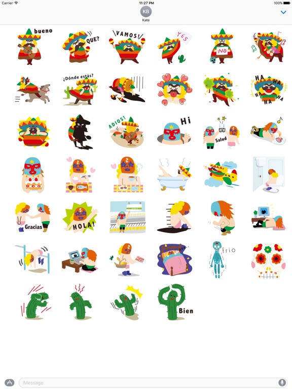 Screenshot #4 pour Cheerful Mexican Sticker