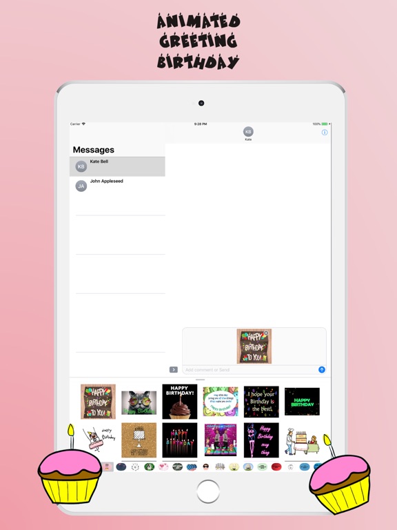 Animated Birthday Stickers image #1