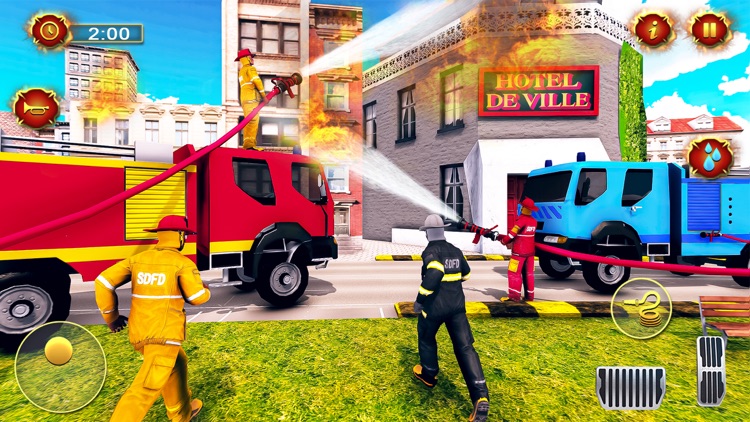 Fire Truck Department Games 3D screenshot-6