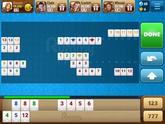 Rummy World на iPad