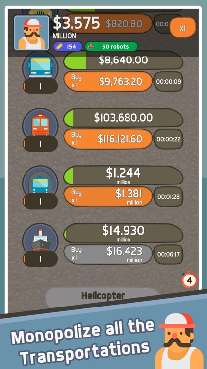 Idle Taxi Capitalist Tycoon screenshot-4