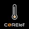 The COREIoT Temperature monitoring app allows you to access the temperature, humidity and pressure data of your equipment