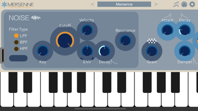 Mersenne Synthesizer Screenshot 3