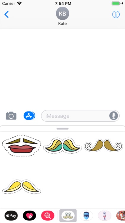 Mustache Stickers Pro