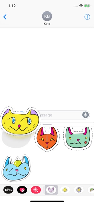 Suspicious Cute Cats Stickers(圖2)-速報App