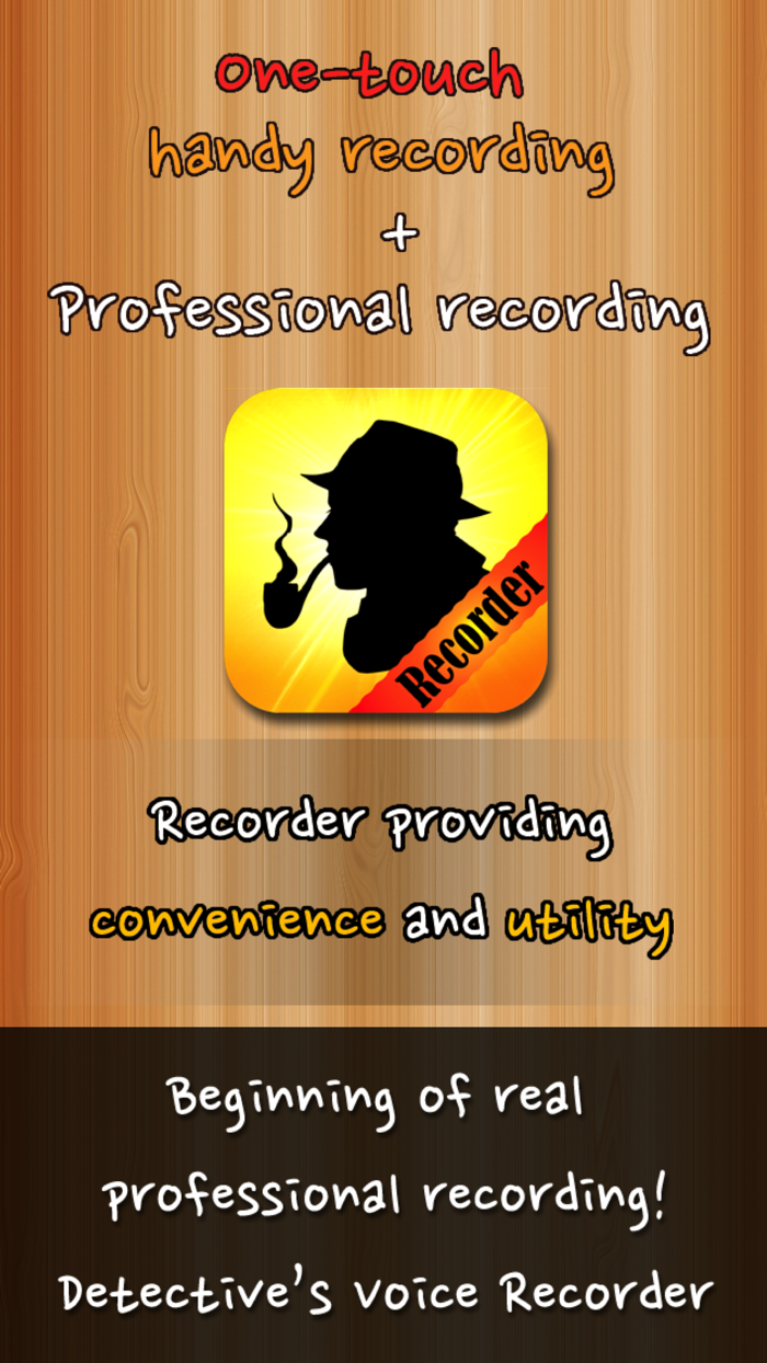 Detectives Voice Recorder