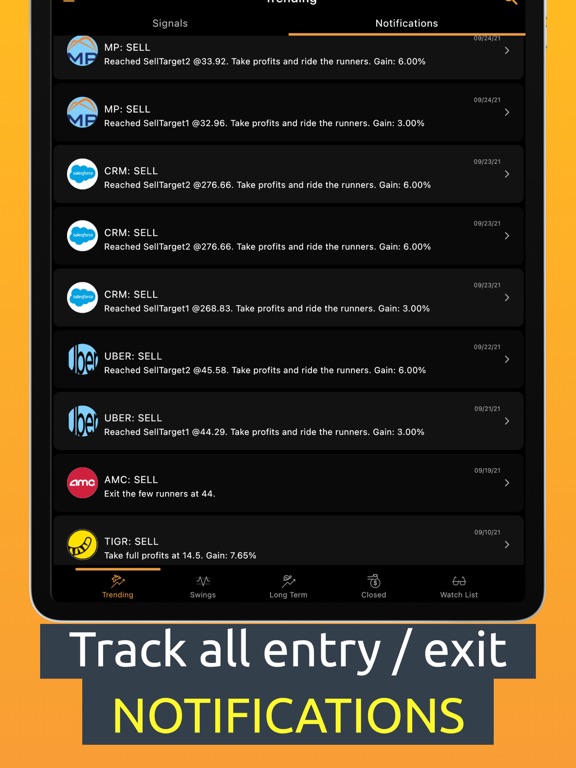 Stock Signals Tracker & Alert screenshot 4