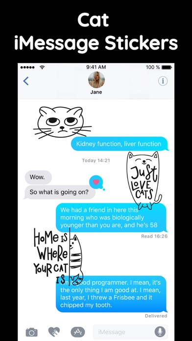 Funny Cats Text Sticker Emotes screenshot 2