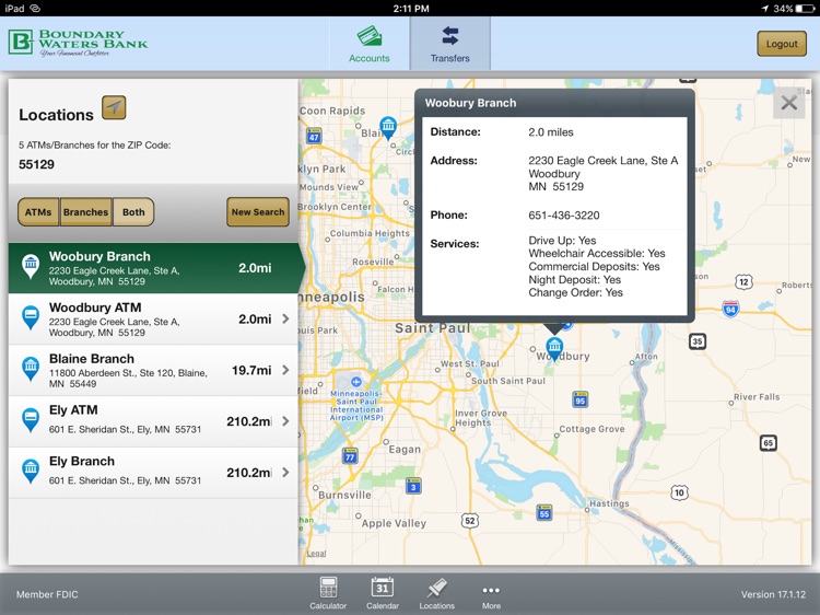 Boundary Waters Bank Tablet screenshot-4