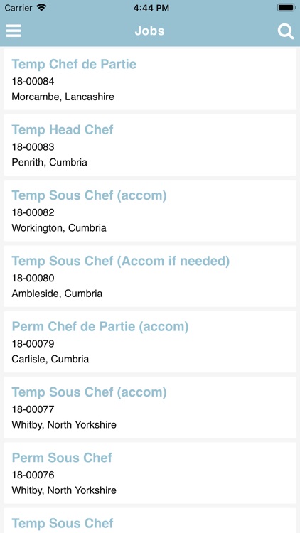 Chefs Recruitment